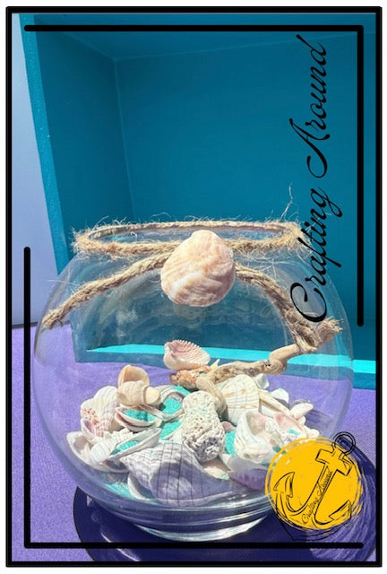 Decorative Nautical Glass Vase