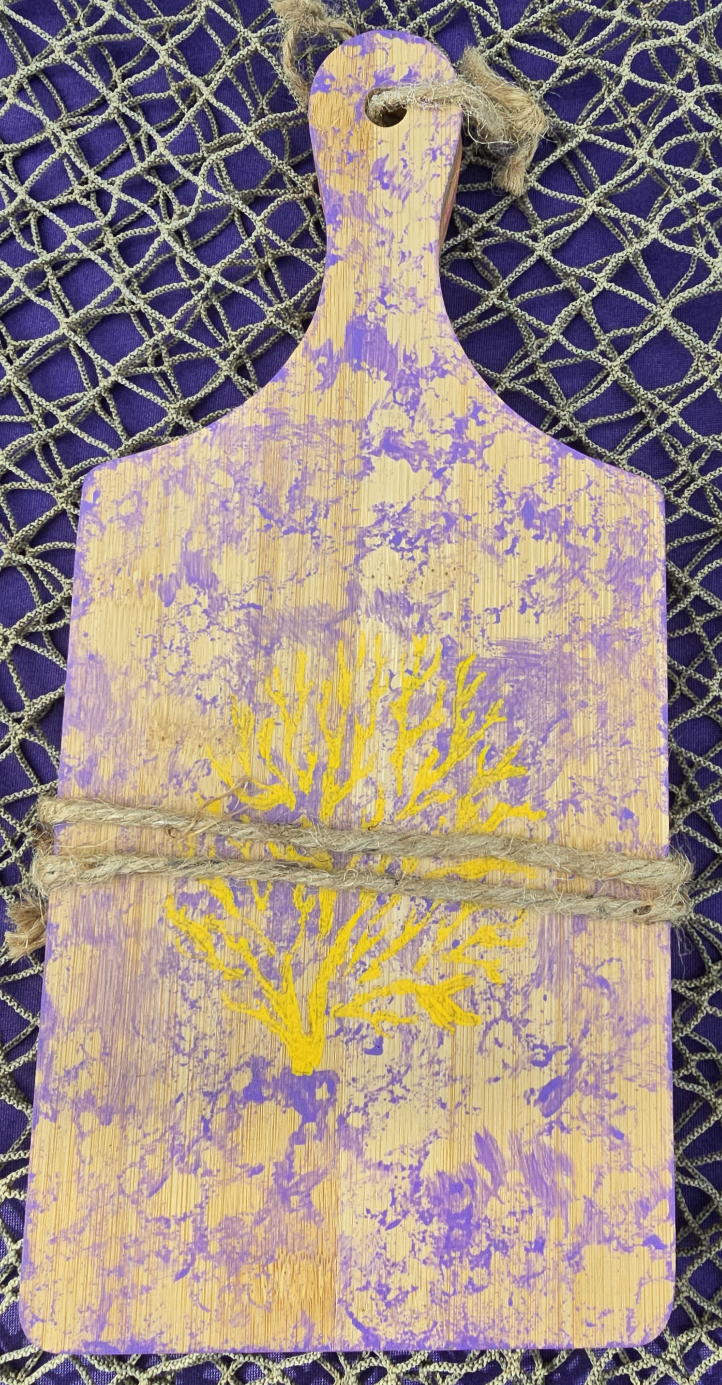 Purple & Pink Set of Wood Cutting Boards