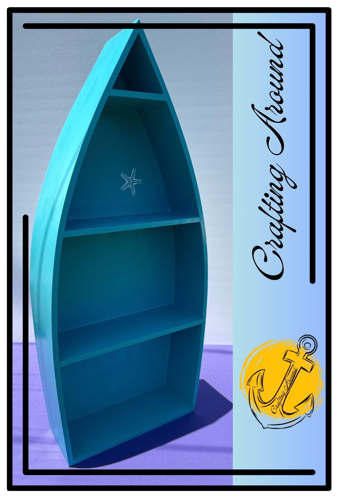 3ft Handcrafted PVC Decorative Boat