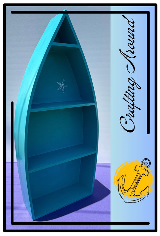 1 1/2 ft Handcrafted PVC Decorative Boat