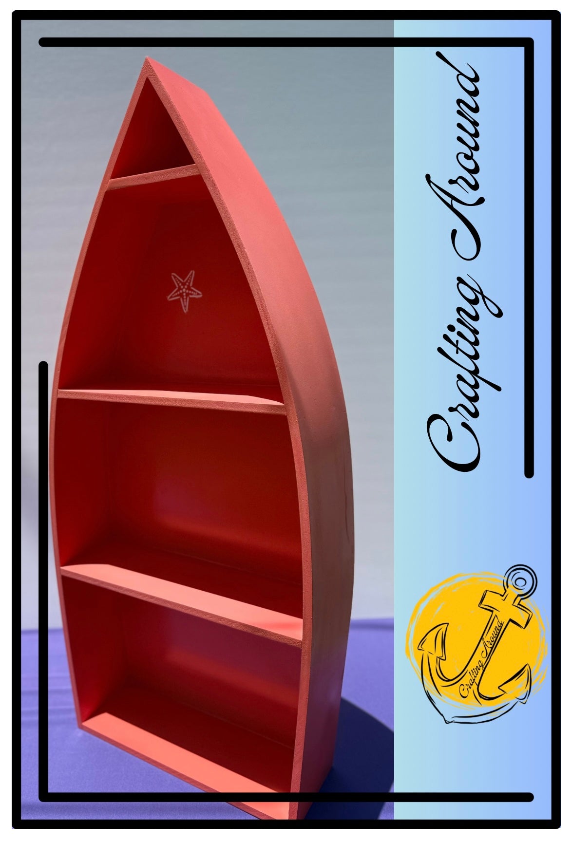 3ft Handcrafted PVC Decorative Boat