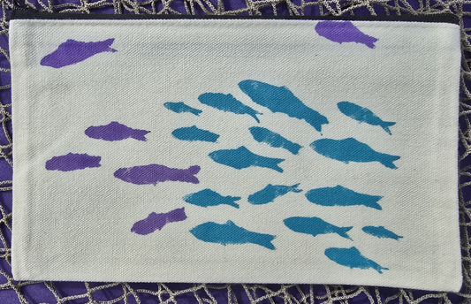BLOWOUT... Fish Pencil Pouch