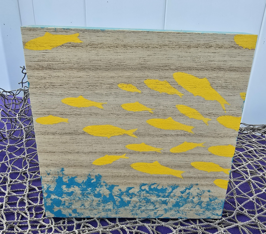 BLOWOUT... Square Fish Block Signs