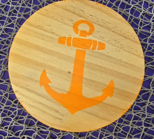 BLOWOUT... Orange Table Riser Round